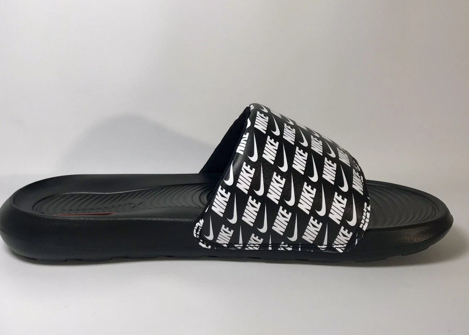 Nike Victori One Slides Men's Printed Black Style #CN9678 006