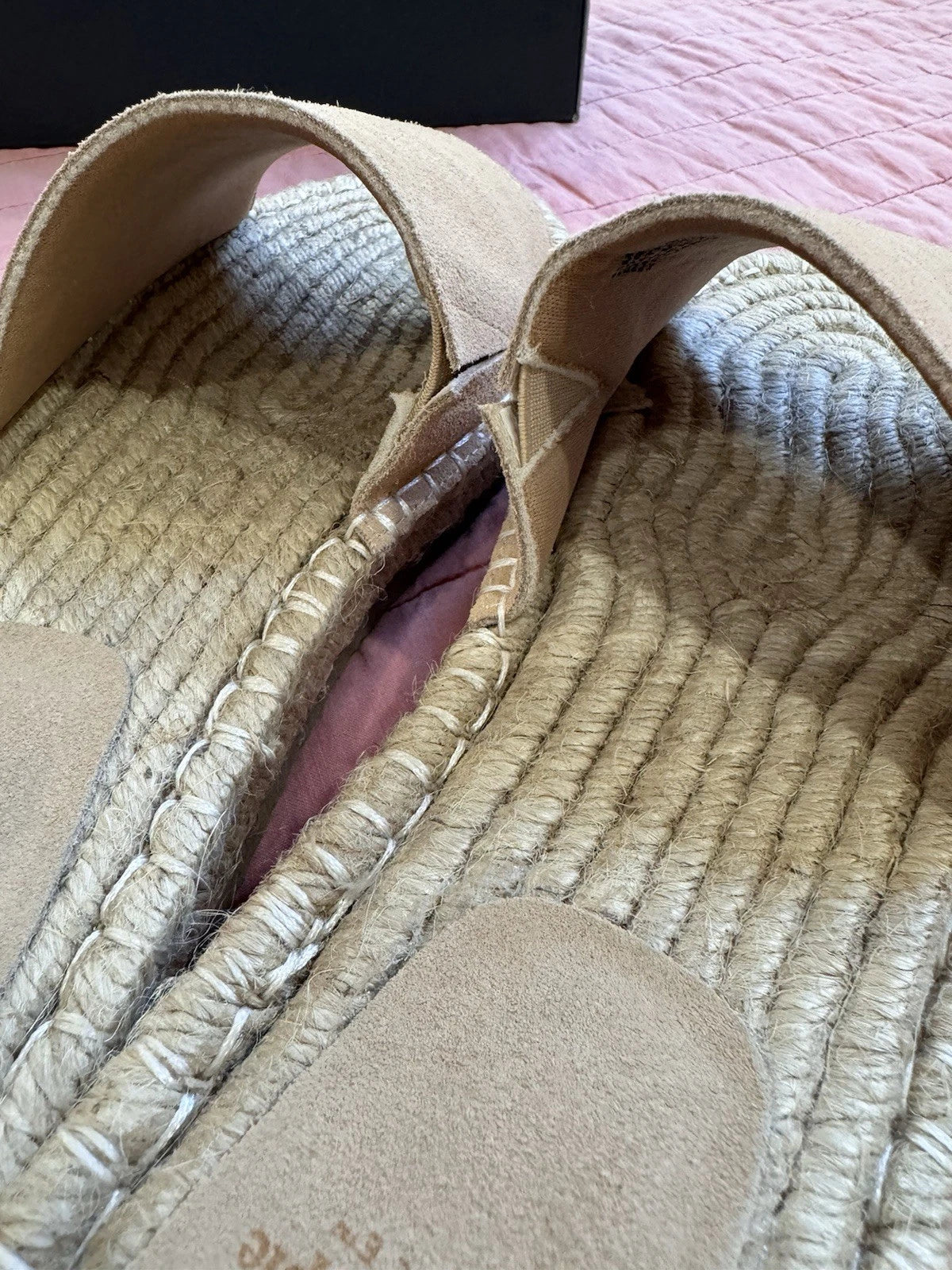 Haute Hippie Slide On Leather suede Sandals Boho Style Women’s 10M