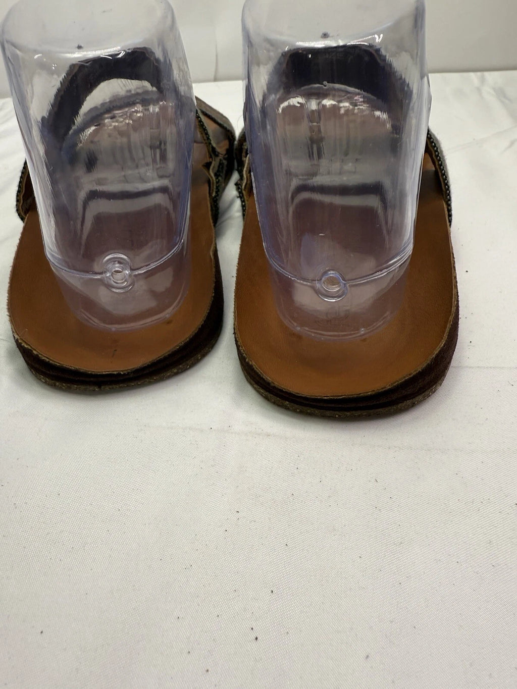 RON JON Feelgoodz Strappy Woven Rainbow Sandals Slides Women’s 7