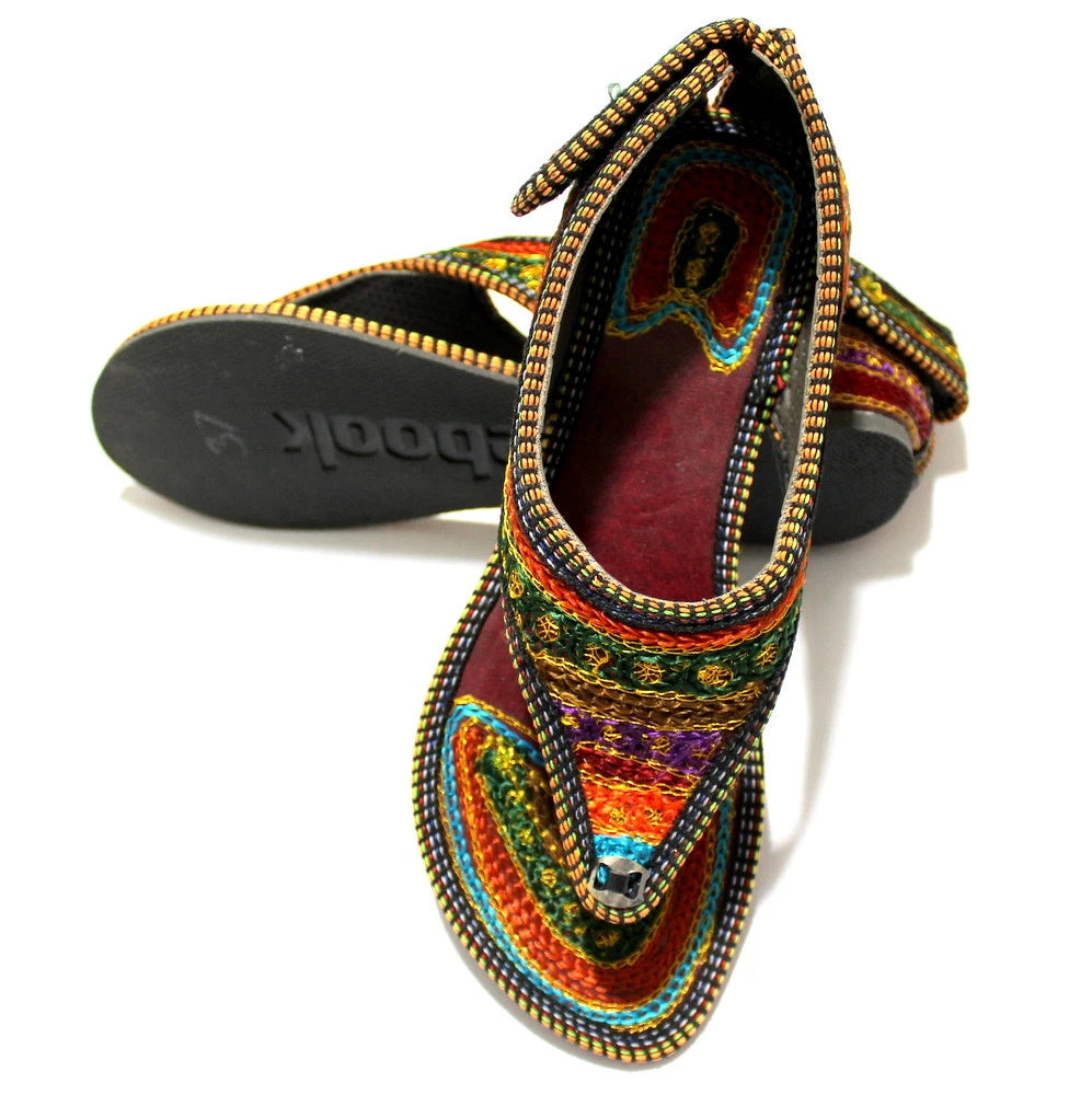 Women mojari sandals traditional Punjabi jutti slipper US style shoes flip flops