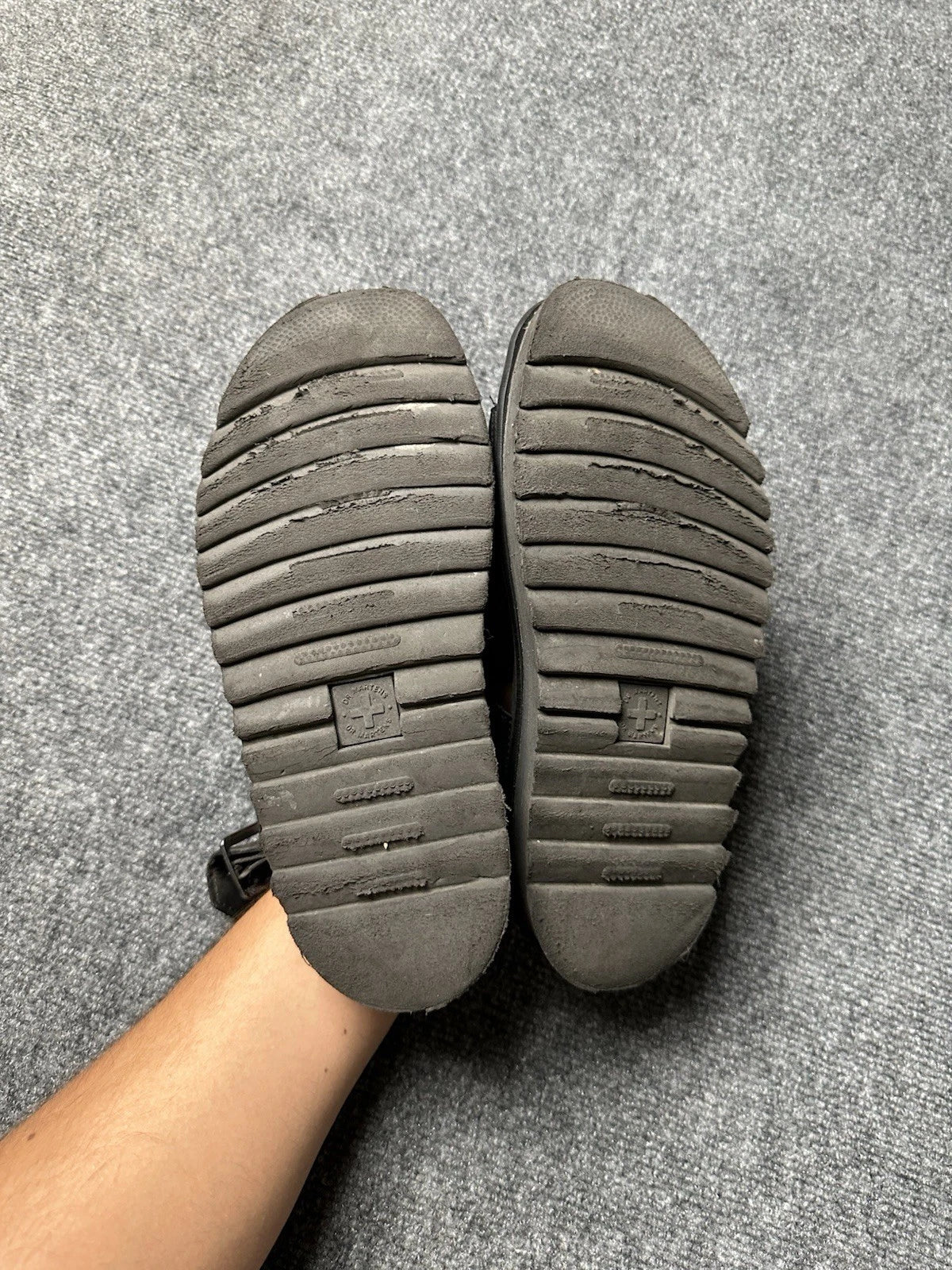 Womens Dr Martens LEATHER STRAP SANDALS, Streetwear Style Size US 8