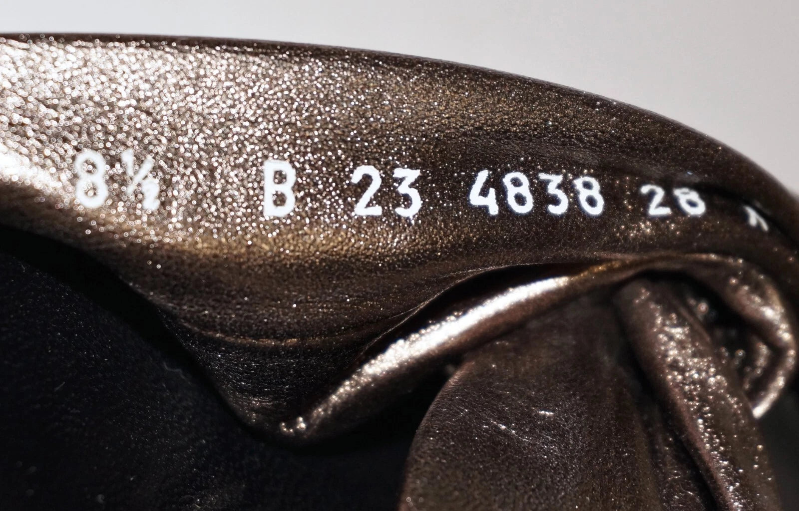 ROBERT CLERGERIE PARIS Bronze Leather Slip-On Platform Sandals US 8.5 FRANCE