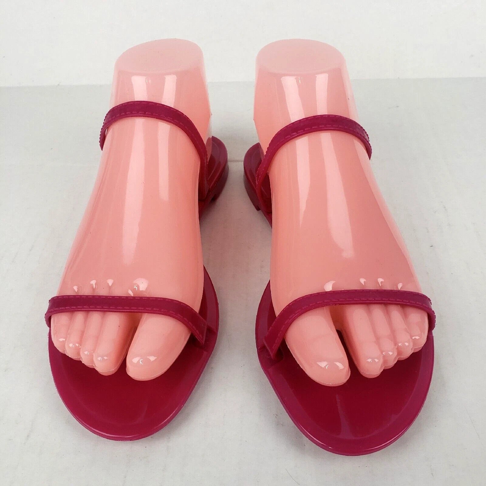 Stuart Weitzman Womens Sawyer Jelly Slide Sandals Pink Size 6 B