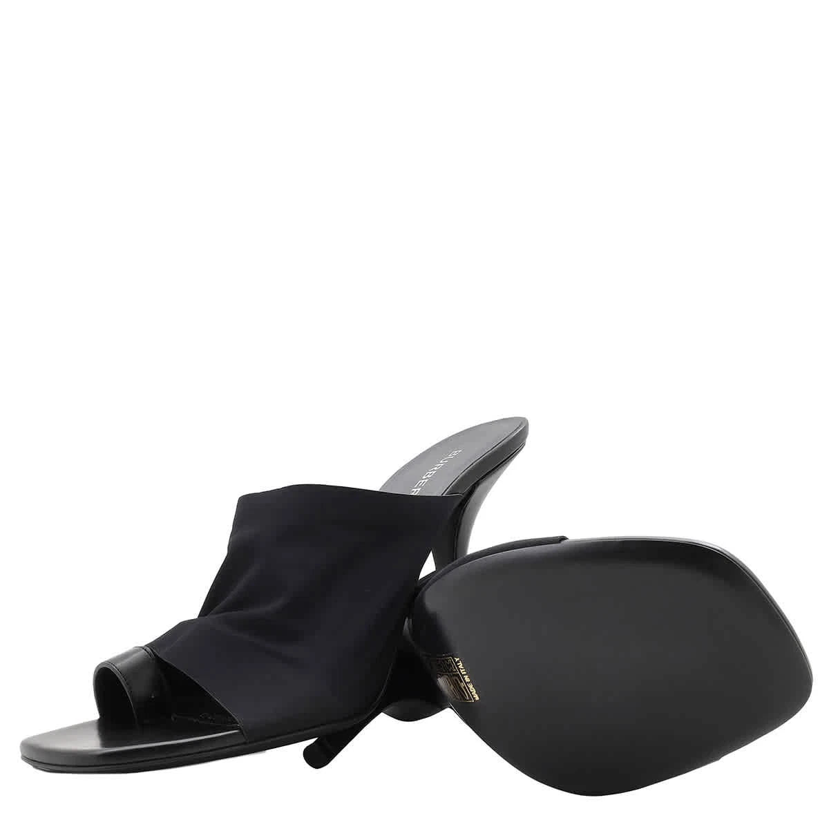 Burberry Tallia Ladies Stretch Toe-ring Mule Sandals, Brand Size 36 ( US Size 6