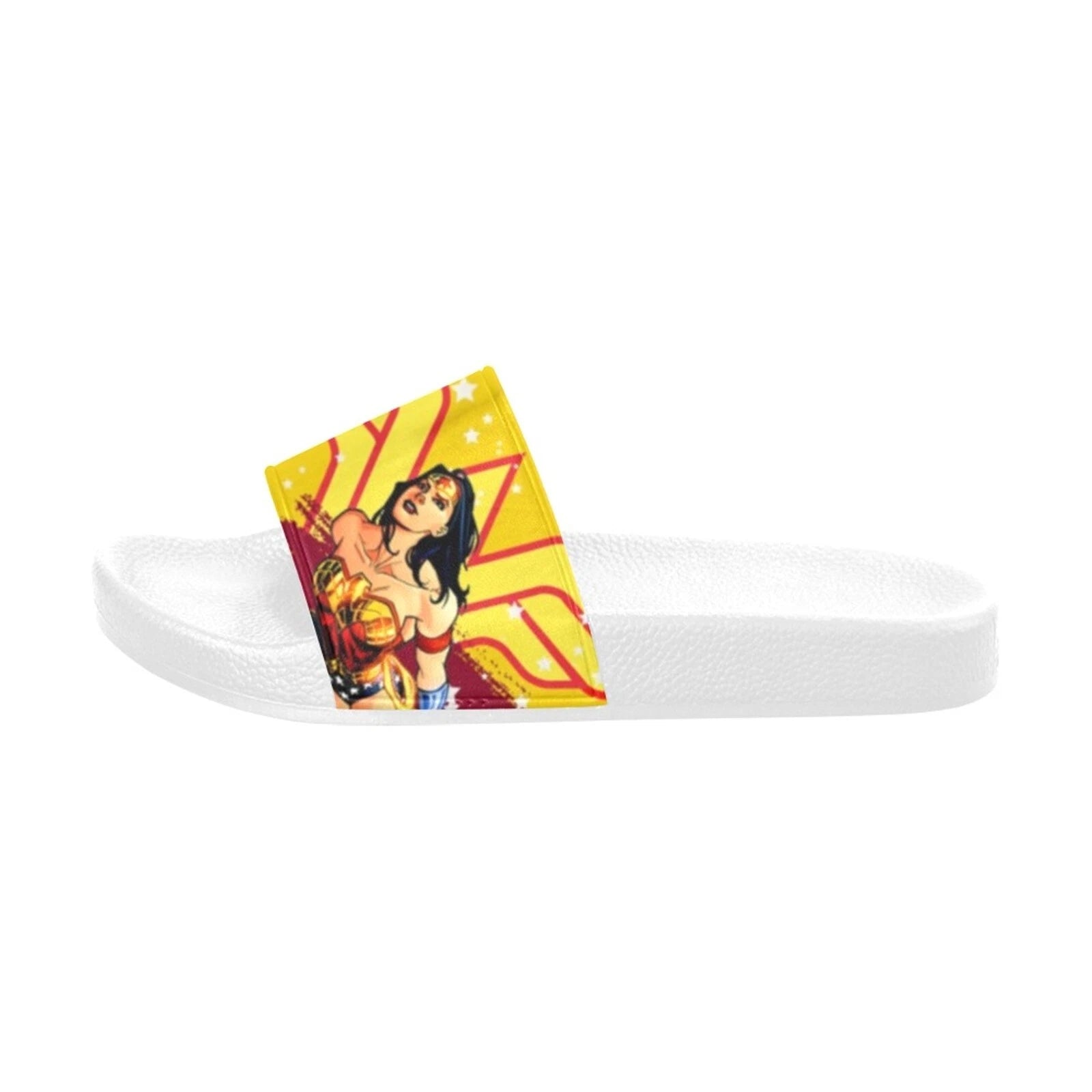 Custom Slide Wonder Woman Sandals for Women  Personalized Comfort & Style