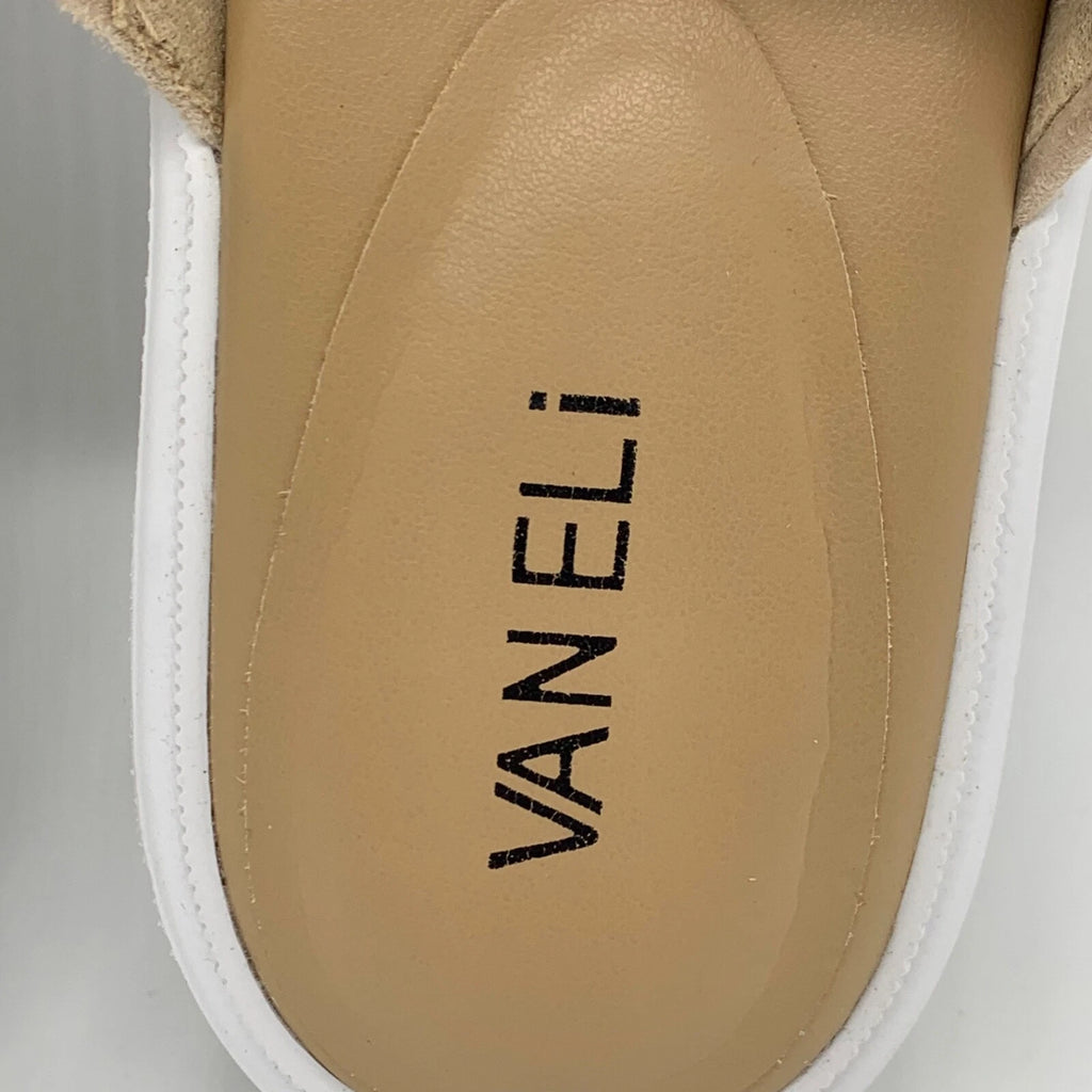 New Vaneli Cleve Suede & Leather Espadrilles Slide Sandal Womens Size 8