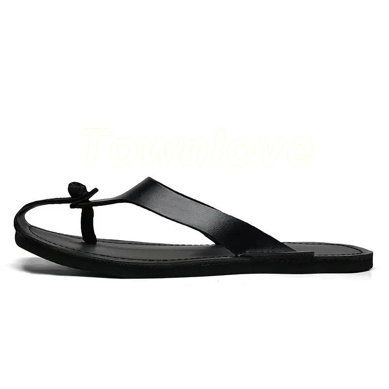 38-47 Plus Size Mens Flip Flops Beach Holiday Sandals Slippers Falt Shoes Summer