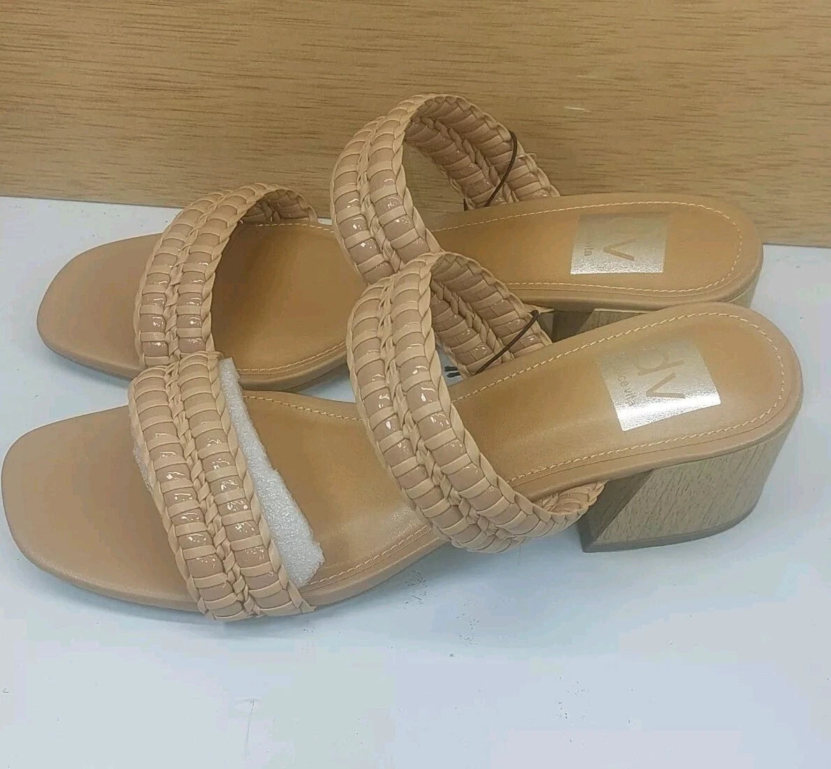 Dolce Vita Womens Style Santana Beige Rope Slide Sandals Shoes Size 8 NIB