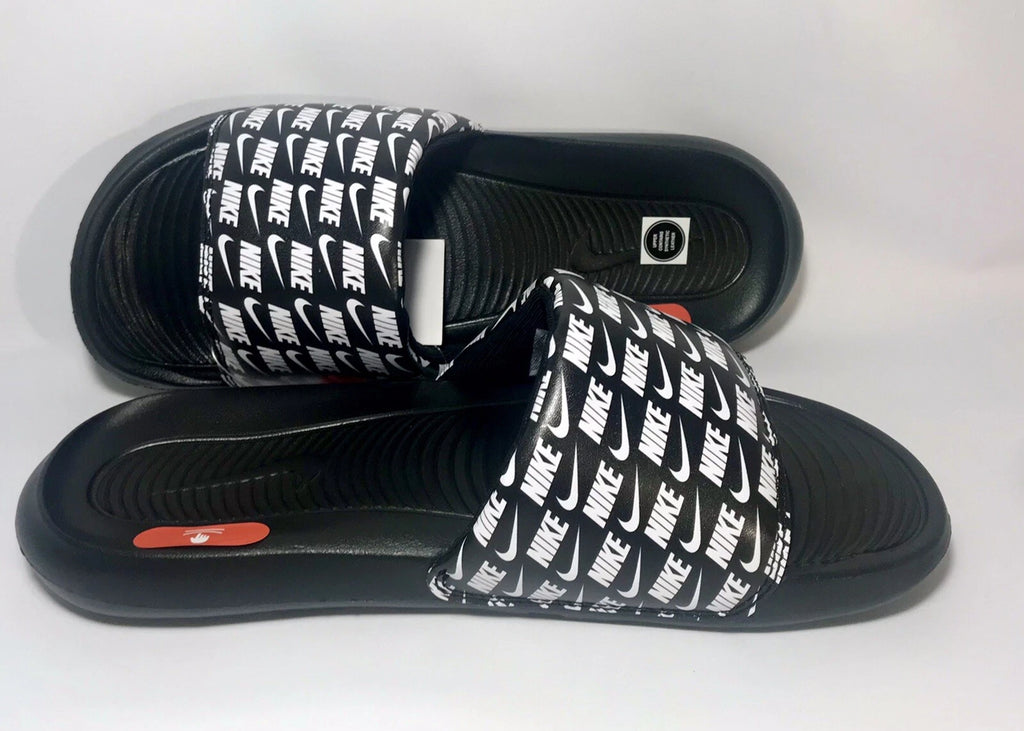 Nike Victori One Slides Men's Printed Black Style #CN9678 006