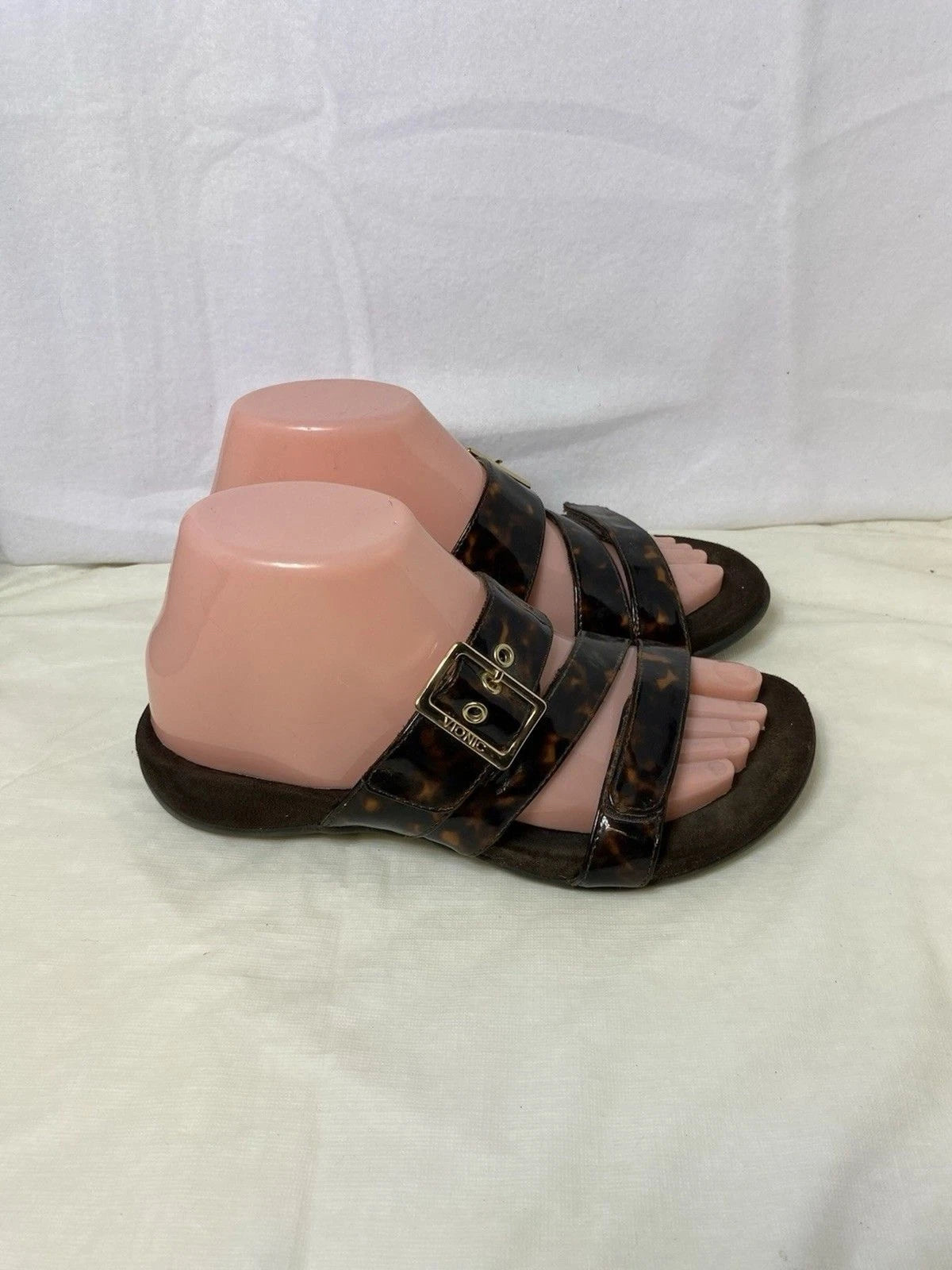 VIONIC Skylar Podiatrist Designed Women's sz 6 Tortoise Shell Sandals Excellent