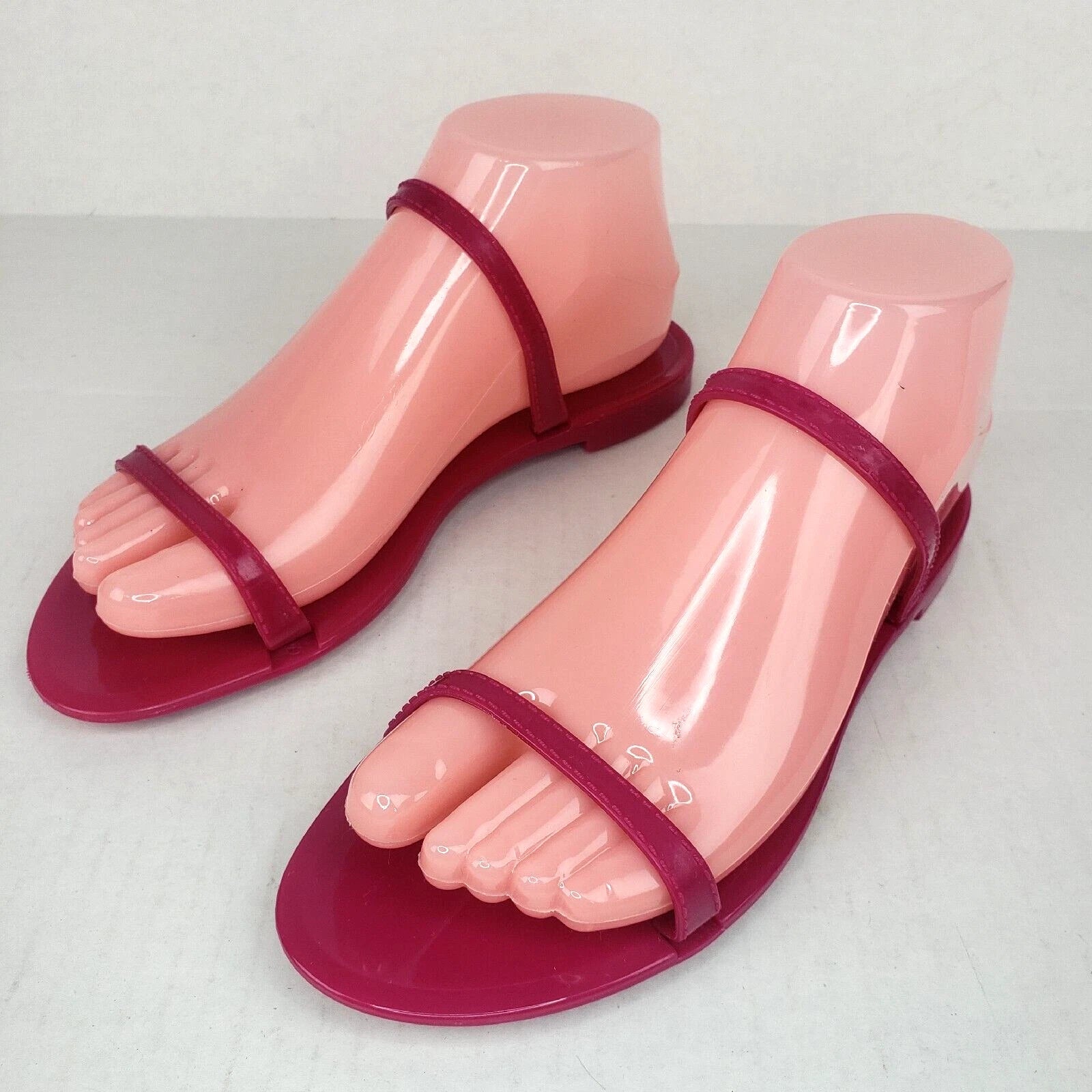 Stuart Weitzman Womens Sawyer Jelly Slide Sandals Pink Size 6 B