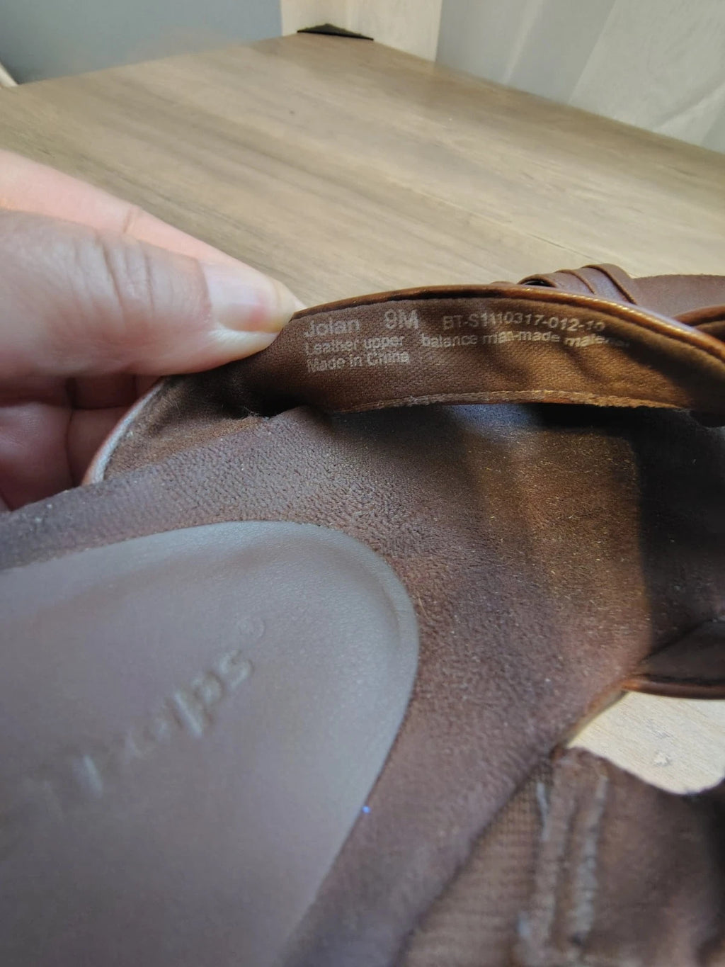 Baretraps Women's Sz 9 Jolan Style Slip On Sandals Brown Low Heel