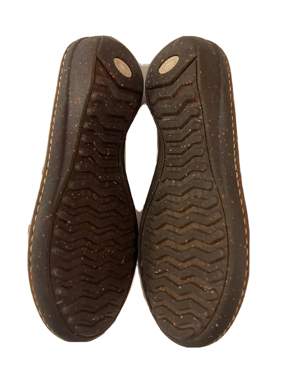 Uggs Australia Kalama Brown Cream Sheepskin Slides Womens 7 Shoes Sandals