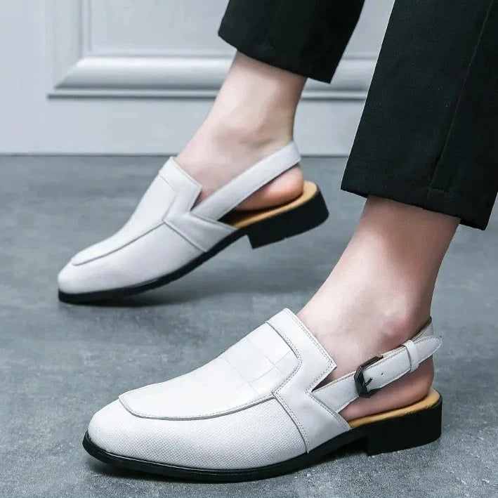 38-47 Plus Sz Men's Slingback Buckle Casual Business Sandals Formal Shoes Summer