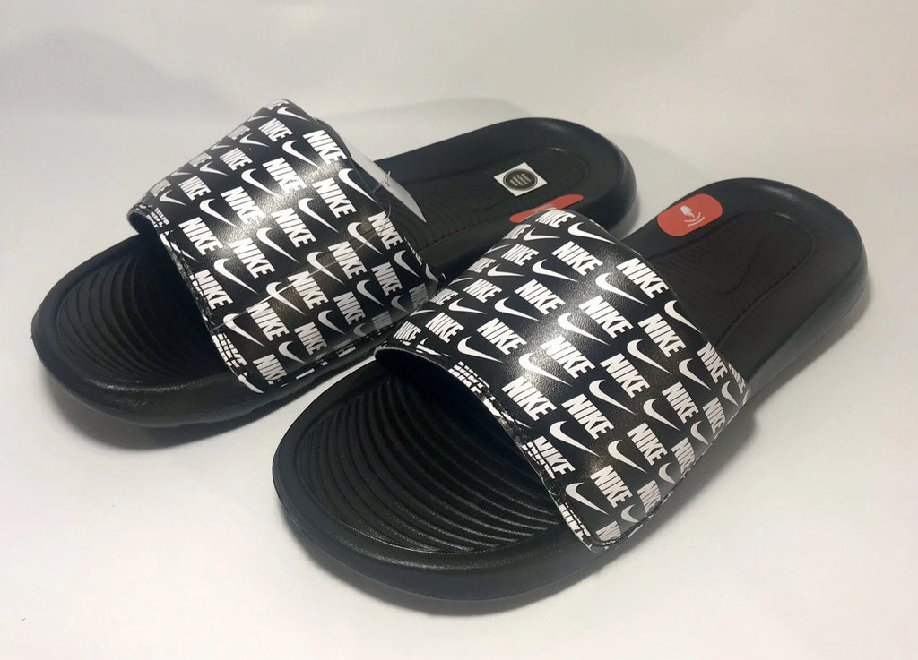 Nike Victori One Slides Men's Printed Black Style #CN9678 006