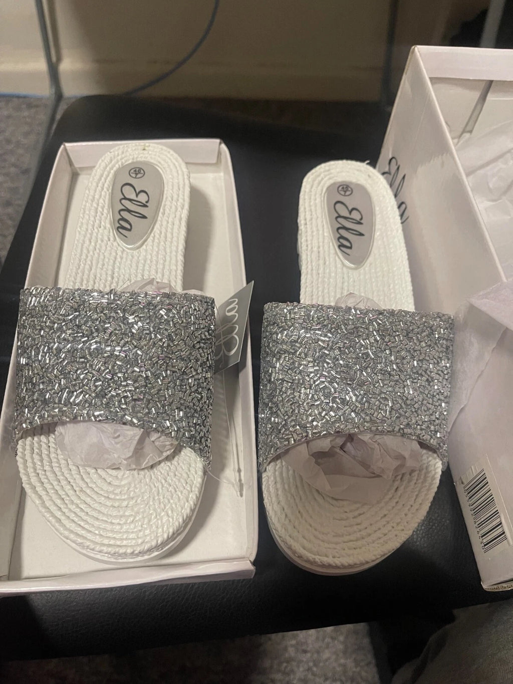 Women's Flat Sandals Backless Slide Sandal Womens Fashion Slip On Summer Casual