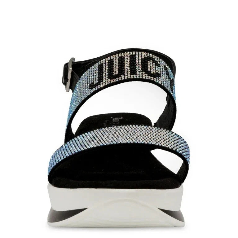 Juice Couture Sandals Women Style WJ03089W Size 8,5 Black - Gentle Used With Box