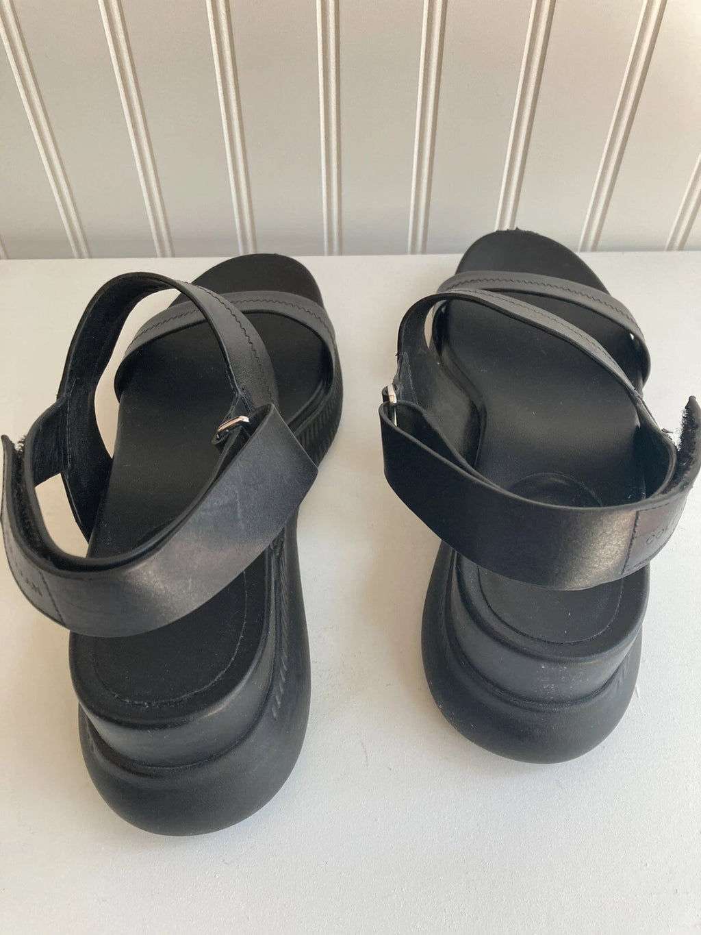 Cole Haan Women's 2.ZERØGRAND Slide Sandal (30mm) Size 8B Black EUC