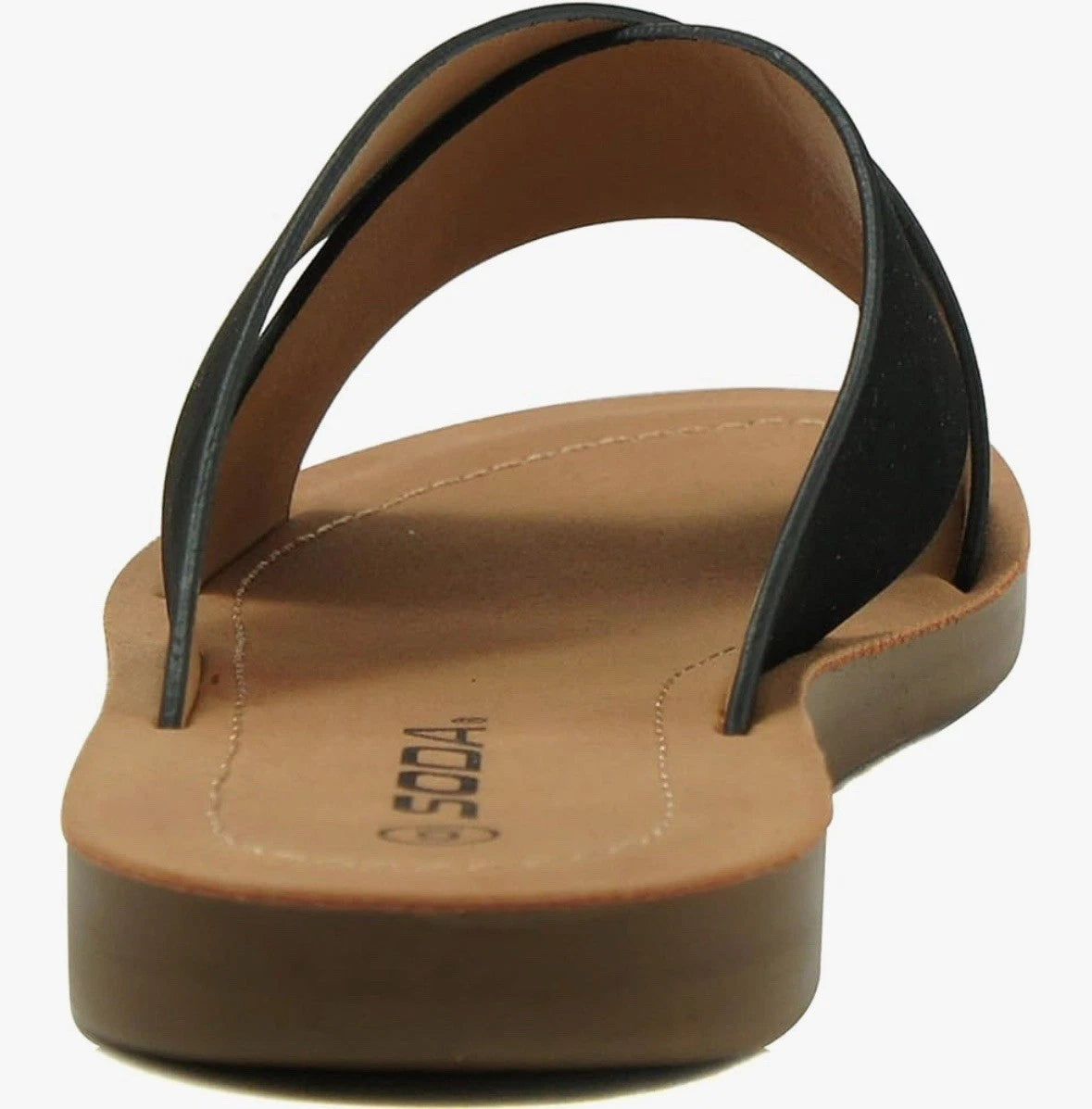 Black Slide Sandals Sz 7.5 Spring summer boho folk indie quiet luxury Classi NWT