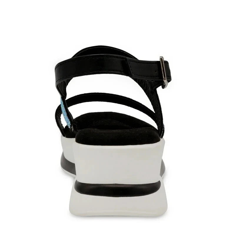 Juice Couture Sandals Women Style WJ03089W Size 8,5 Black - Gentle Used With Box