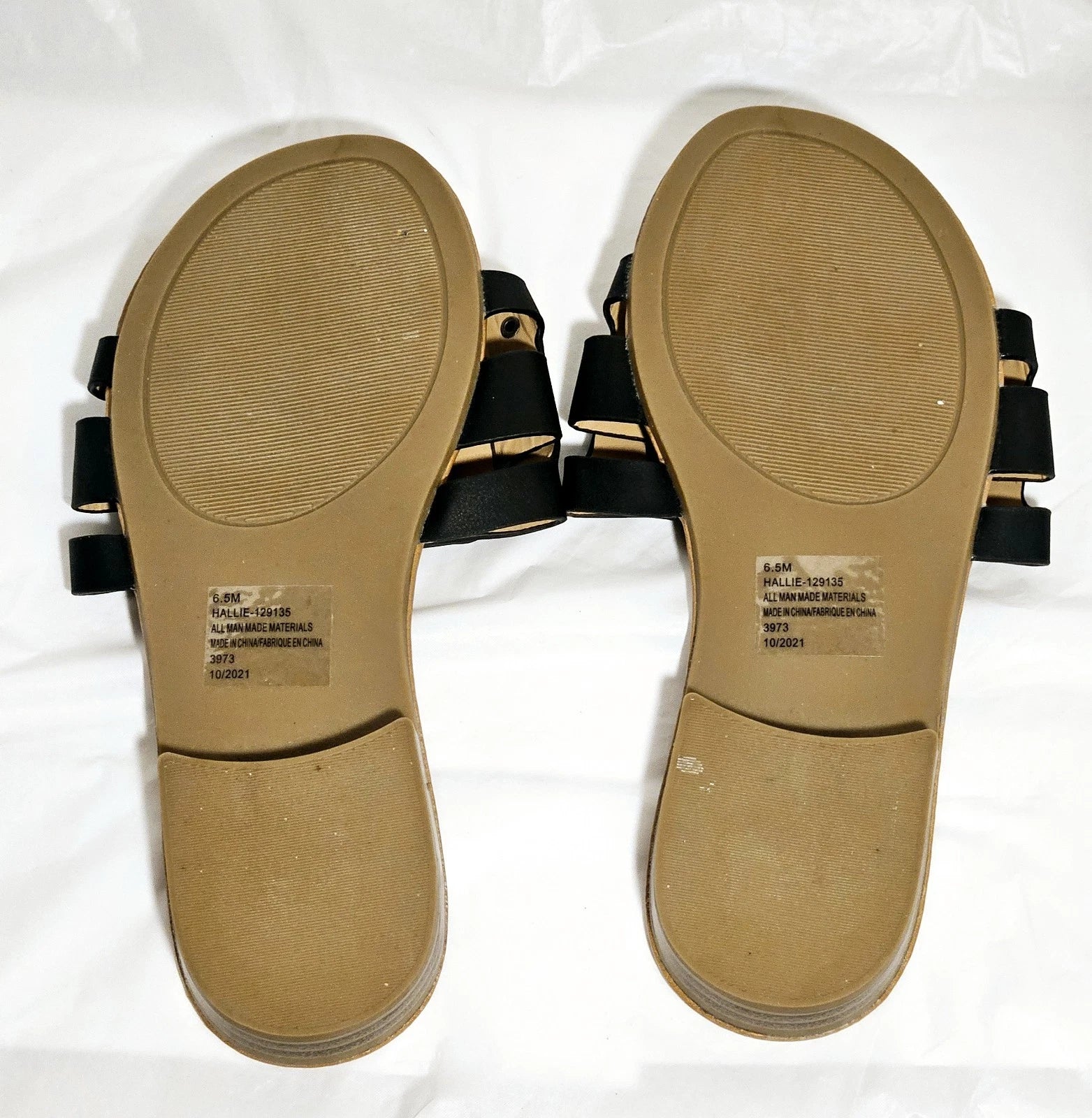 Maurices Studded Black Sandals, Women’s Size 6.5, Hallie