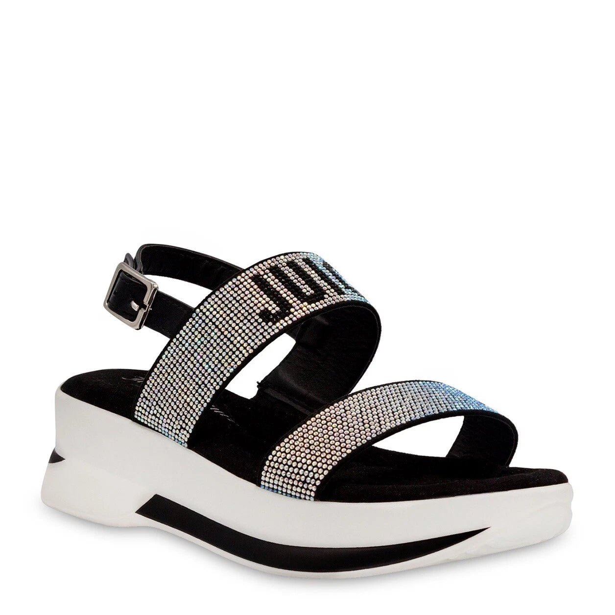 Juice Couture Sandals Women Style WJ03089W Size 8,5 Black - Gentle Used With Box