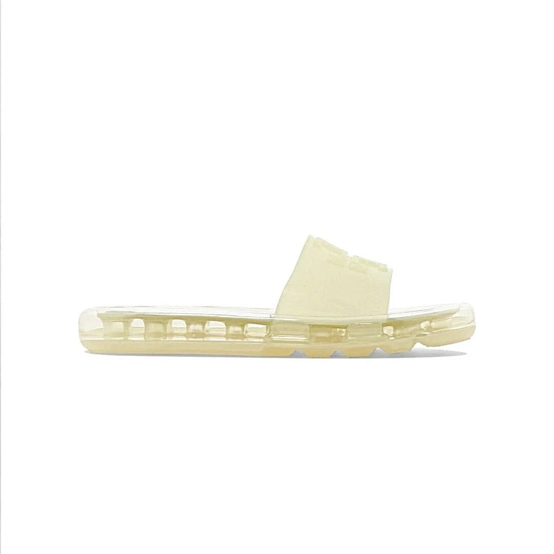 Tory Burch Bubble Jelly Slide Sandals in Cream Size: 8 MSRP: $188