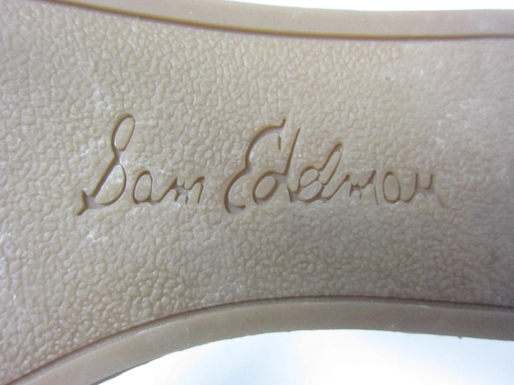 Sam Edelman Raynere Womens Size 6.5M Cork Wedge Sandal Platform Black Slide Shoe