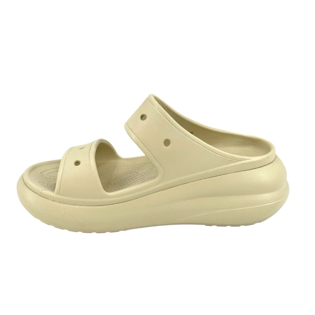 Crocs Crush Platform Slide Sandals Women’s Size 10 Shoe Bone Beige NEW
