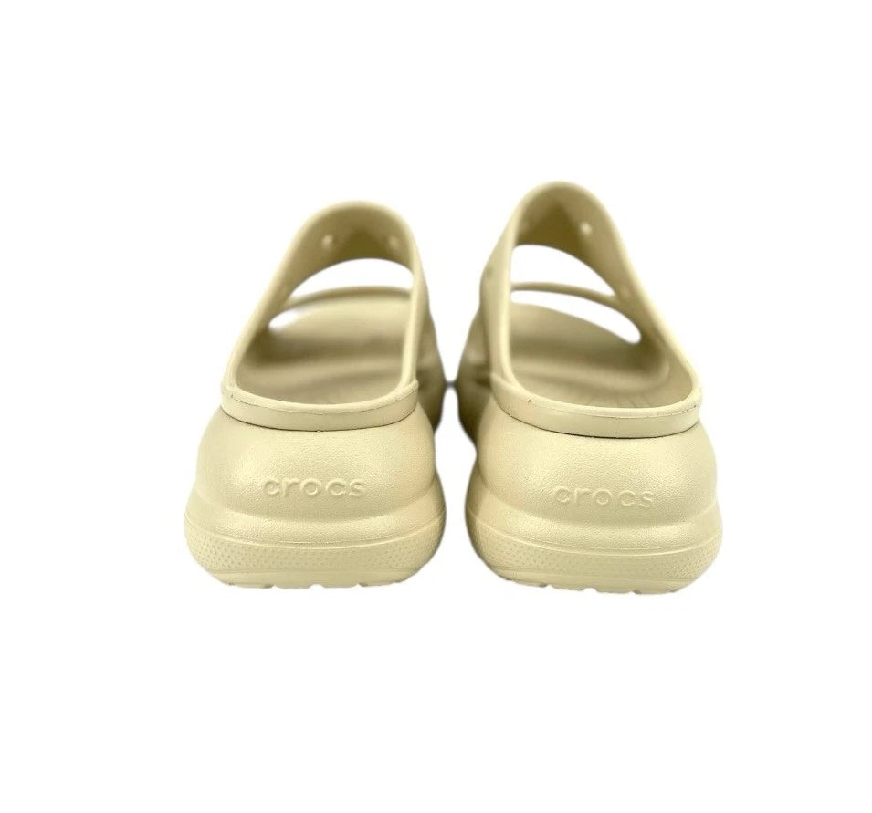 Crocs Crush Platform Slide Sandals Women’s Size 10 Shoe Bone Beige NEW