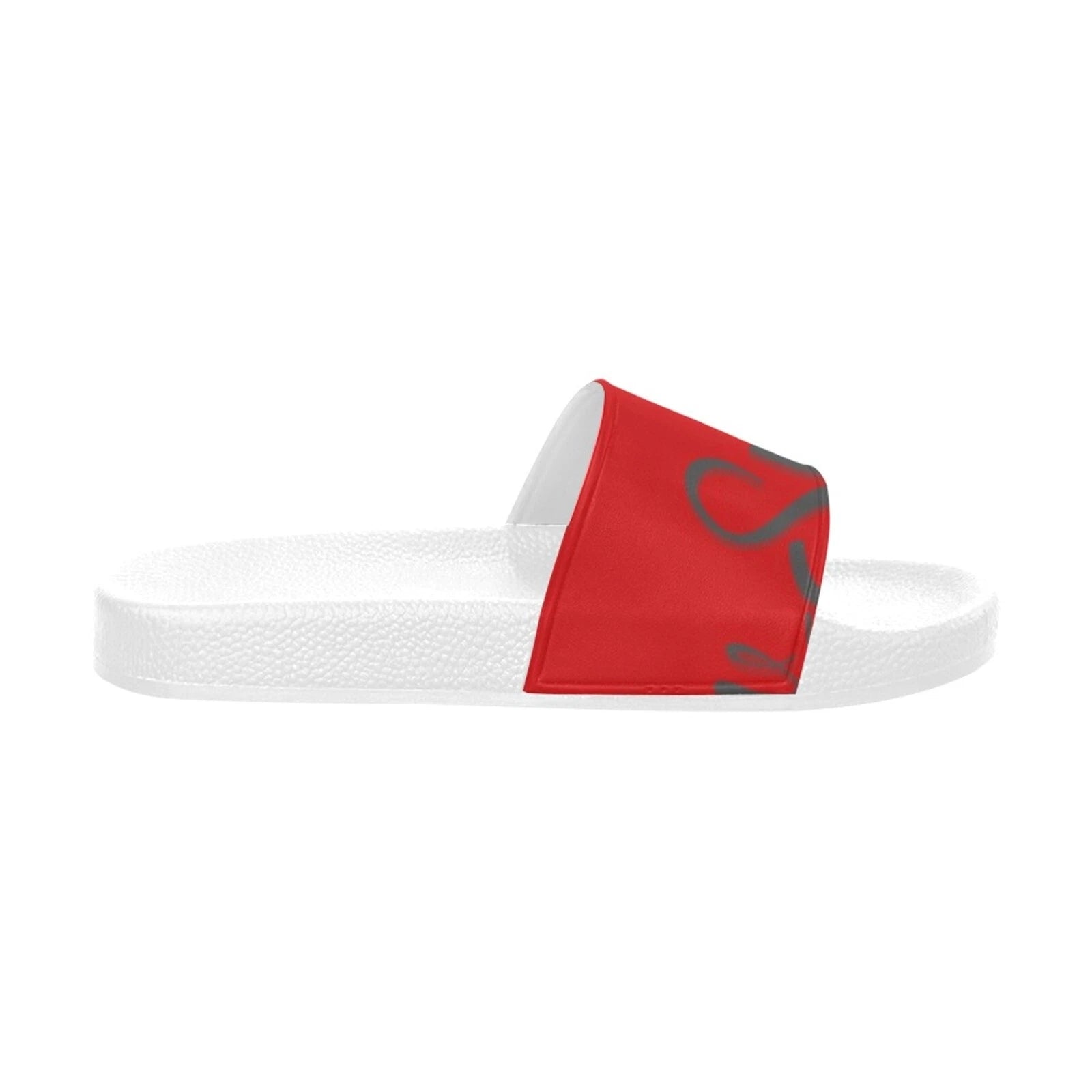Custom Snow White Slide Sandals for Women Personalized Comfort & Style