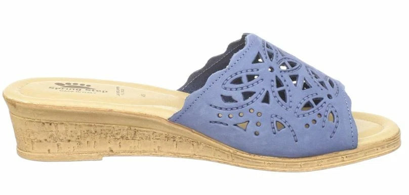 Spring Step ESTELLA-N Women's Fashion Wedge Slide Sandals, 8.5