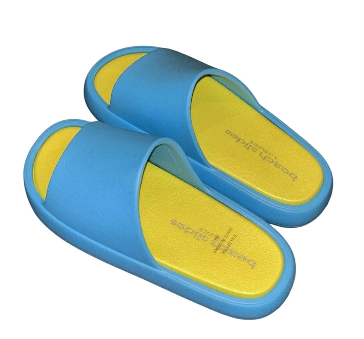J Slides NYC Beach Slides Squish EVA Sz 7 PINK Sandals NWOB NEW pool cruise swim
