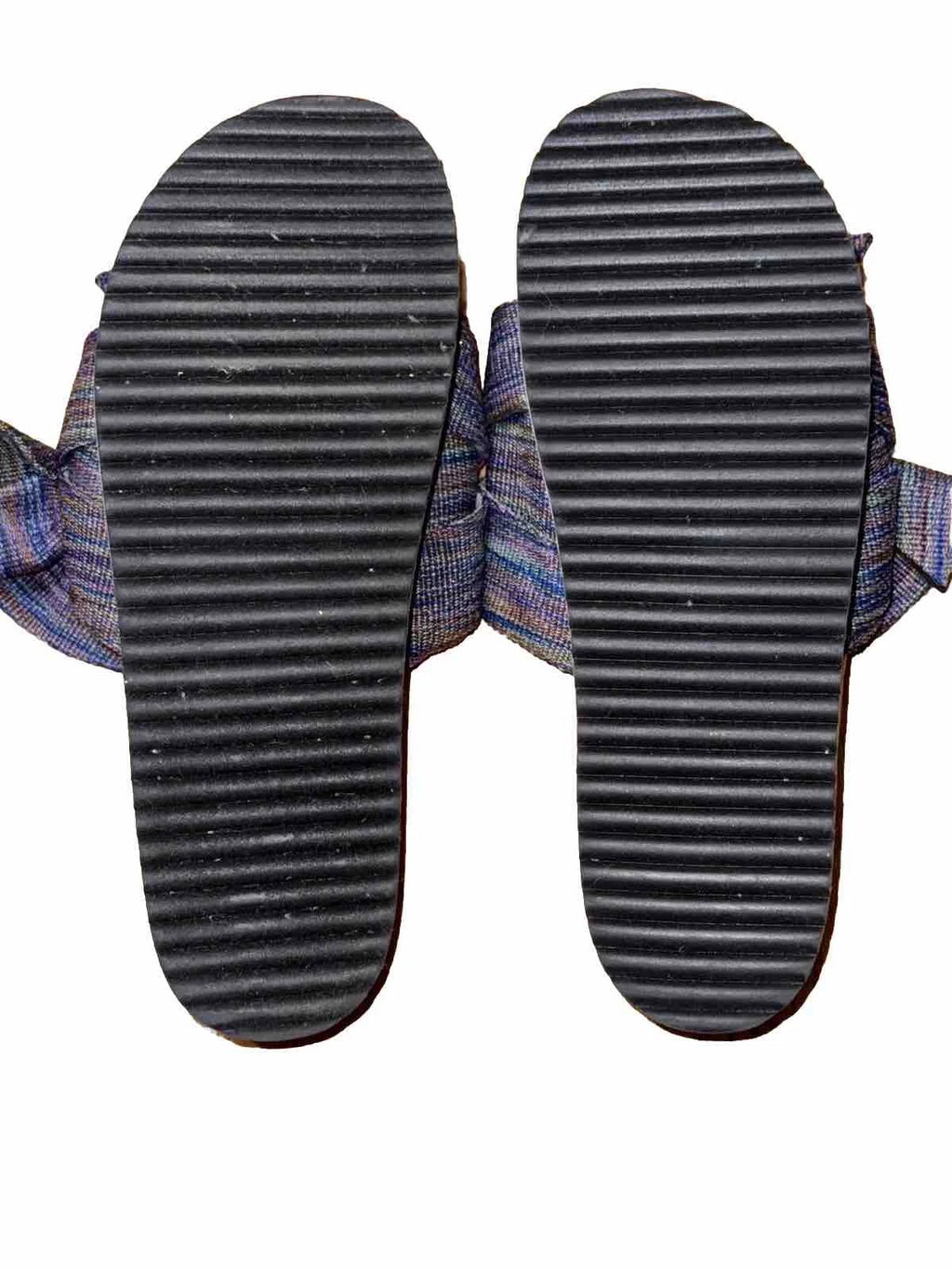 Platform Sandal Shoes Slides Fabric Bow Lord & Taylor Jayla Stripes Design Lab