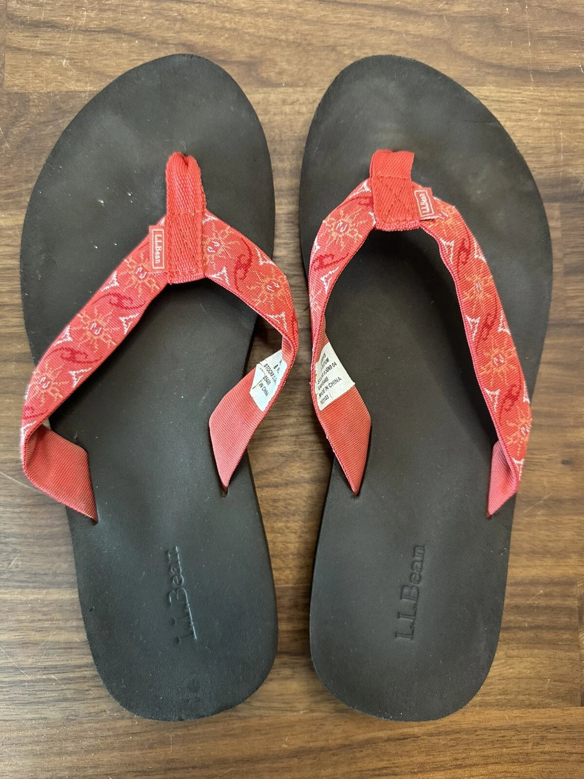 LL Bean Women’s Sandals Flip Flop Style Res Sun Strap Size 8