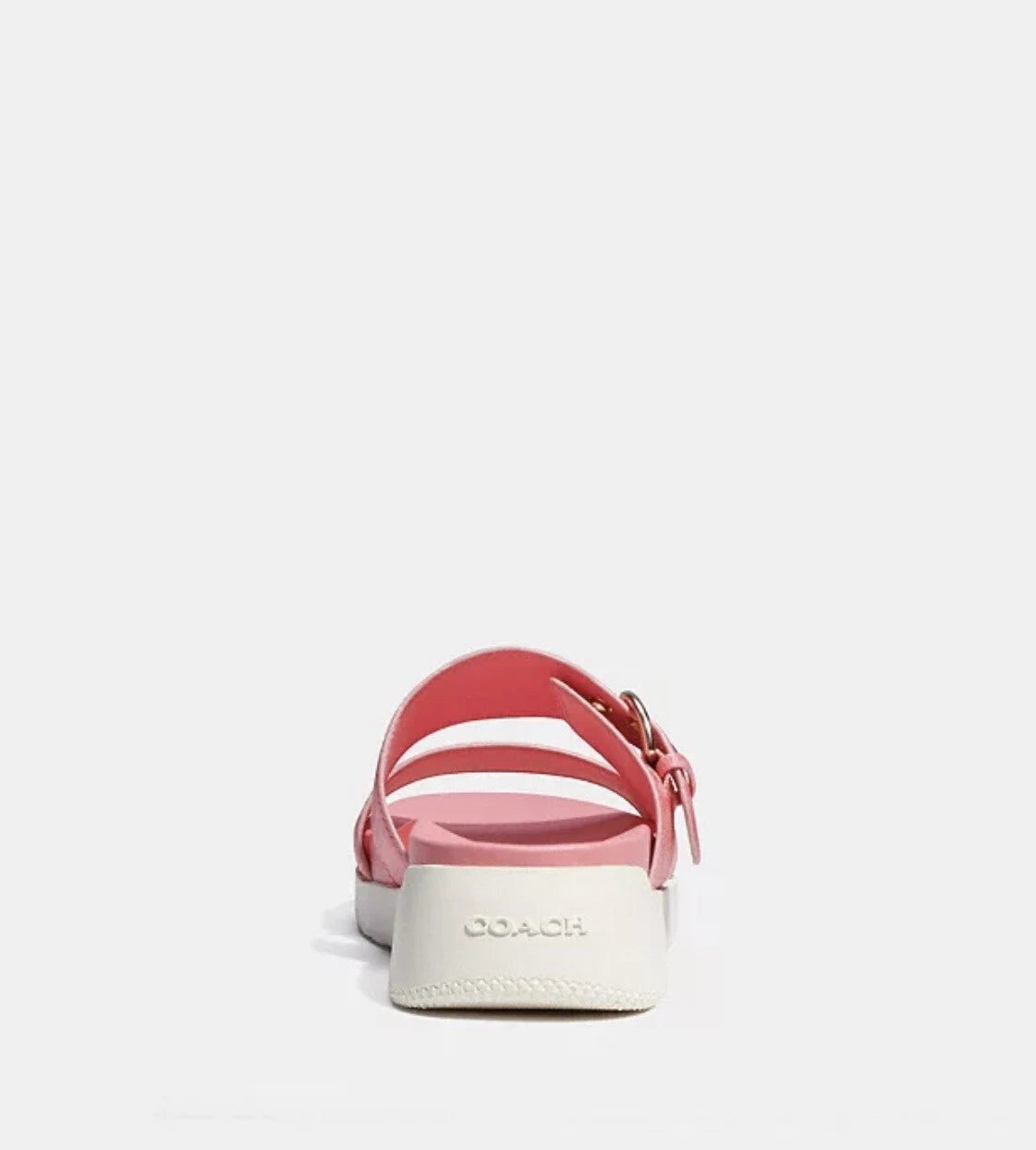 Coach Gwen Signature Sandal Size 6.5B Color Pink/Lemonade. NIB C8925 Runs Large