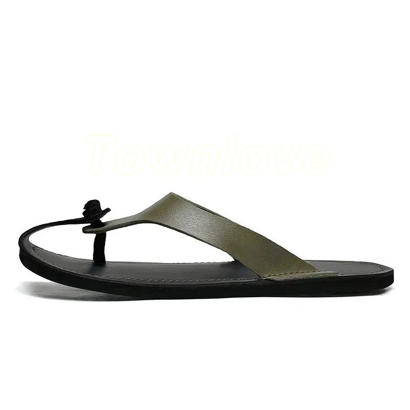 38-47 Plus Size Mens Flip Flops Beach Holiday Sandals Slippers Falt Shoes Summer