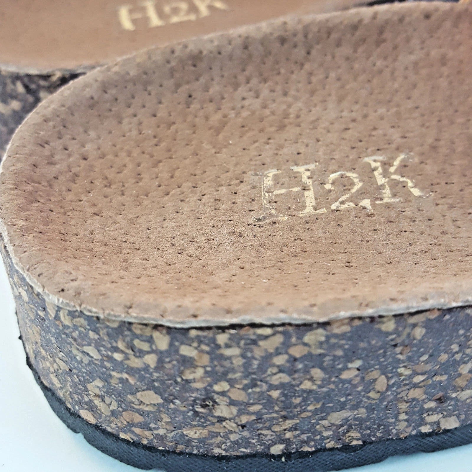 H2K KAREN STONE Buckle Ornament SILVER Fashion Slide Flip Flops Sandals Bling
