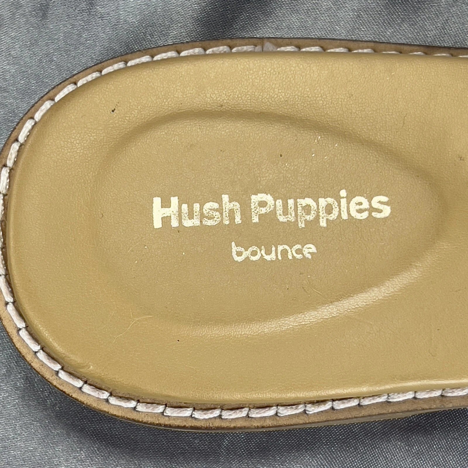 Hush Puppies Lexi Slide Women’s 8 Cheetah Print Calf Hair Sandals Summer Shoes
