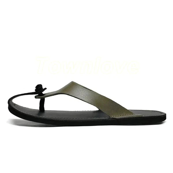 38-47 Plus Size Mens Flip Flops Beach Holiday Sandals Slippers Falt Shoes Summer