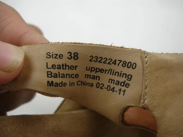 Women's 7.5 8 sz 38 Dansko Kai Tan Brown Leather Slide Sandals Clog Slip-On Heel