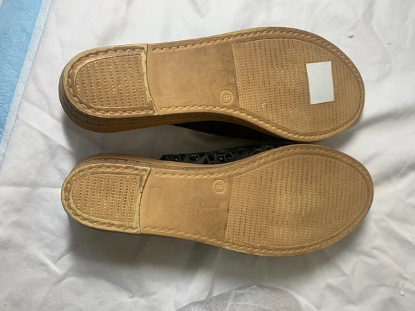 Women's Spring Step Fashion Wedge Slide Sandals Size 8