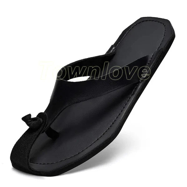38-47 Plus Size Mens Flip Flops Beach Holiday Sandals Slippers Falt Shoes Summer