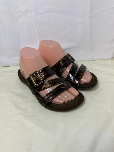 VIONIC Skylar Podiatrist Designed Women's sz 6 Tortoise Shell Sandals Excellent