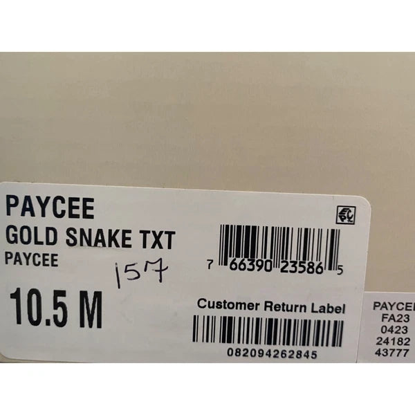 Style & Co Women’s Paycee Two-Piece Dress Sandals NIB Gold Snake