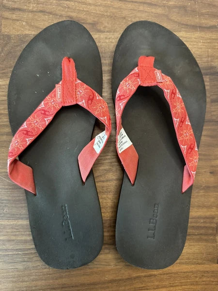 LL Bean Women’s Sandals Flip Flop Style Res Sun Strap Size 8