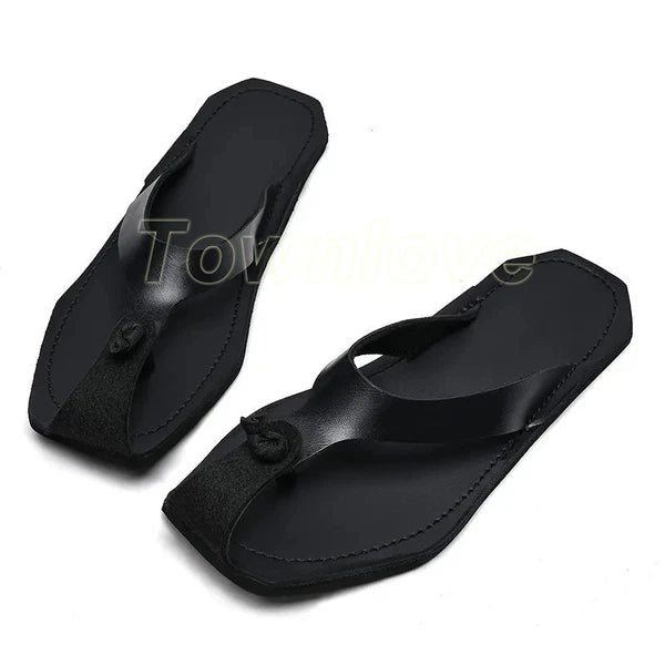 38-47 Plus Size Mens Flip Flops Beach Holiday Sandals Slippers Falt Shoes Summer