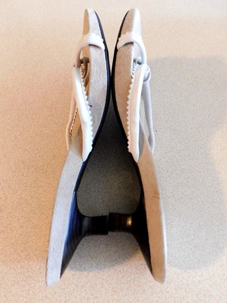 Style & Co. Women's Split Toe Casual 1 1/2'' Heeled Shoes, White,Size 9M