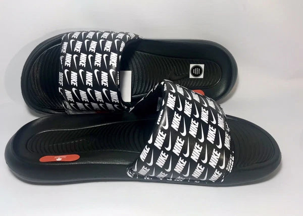 Nike Victori One Slides Men's Printed Black Style #CN9678 006