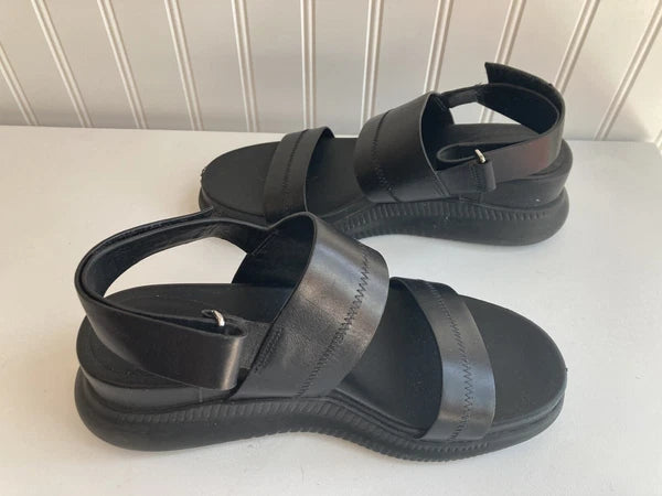 Cole Haan Women's 2.ZERØGRAND Slide Sandal (30mm) Size 8B Black EUC